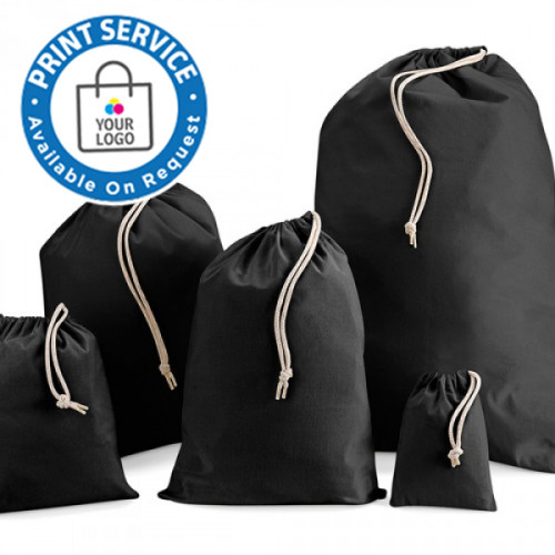 Black Cotton Drawstring Bags Stock Black Cotton Drawstring Bags